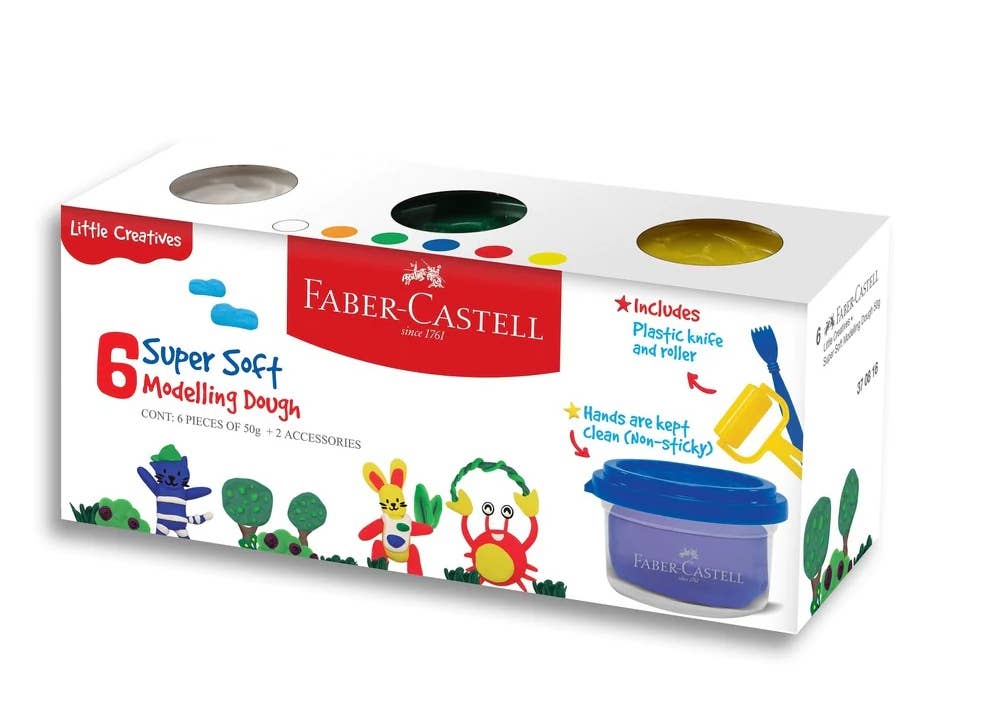 Little Creatives SuperSoft Modeling Dough Set of 6