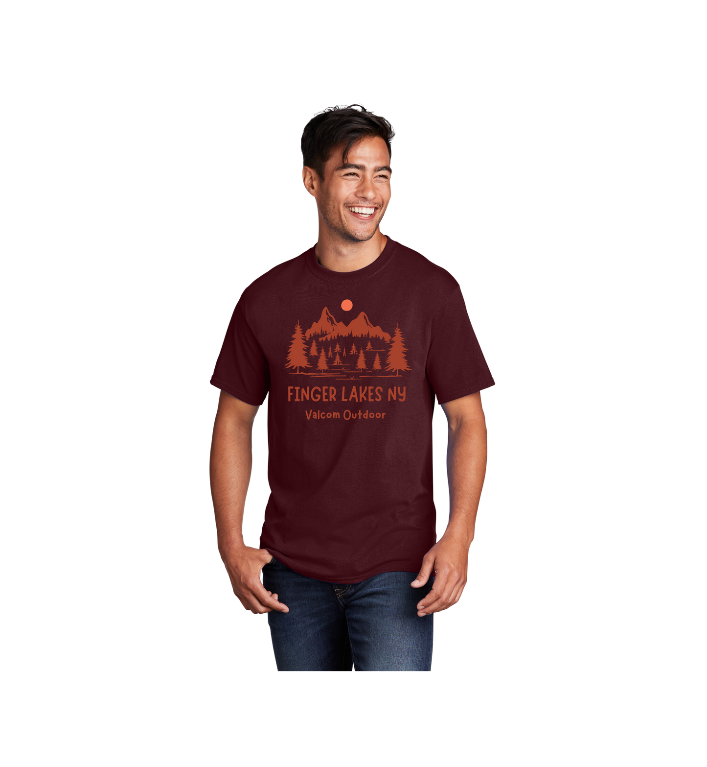 Valcom Outdoor Finger Lakes New York Moon over Wilderness