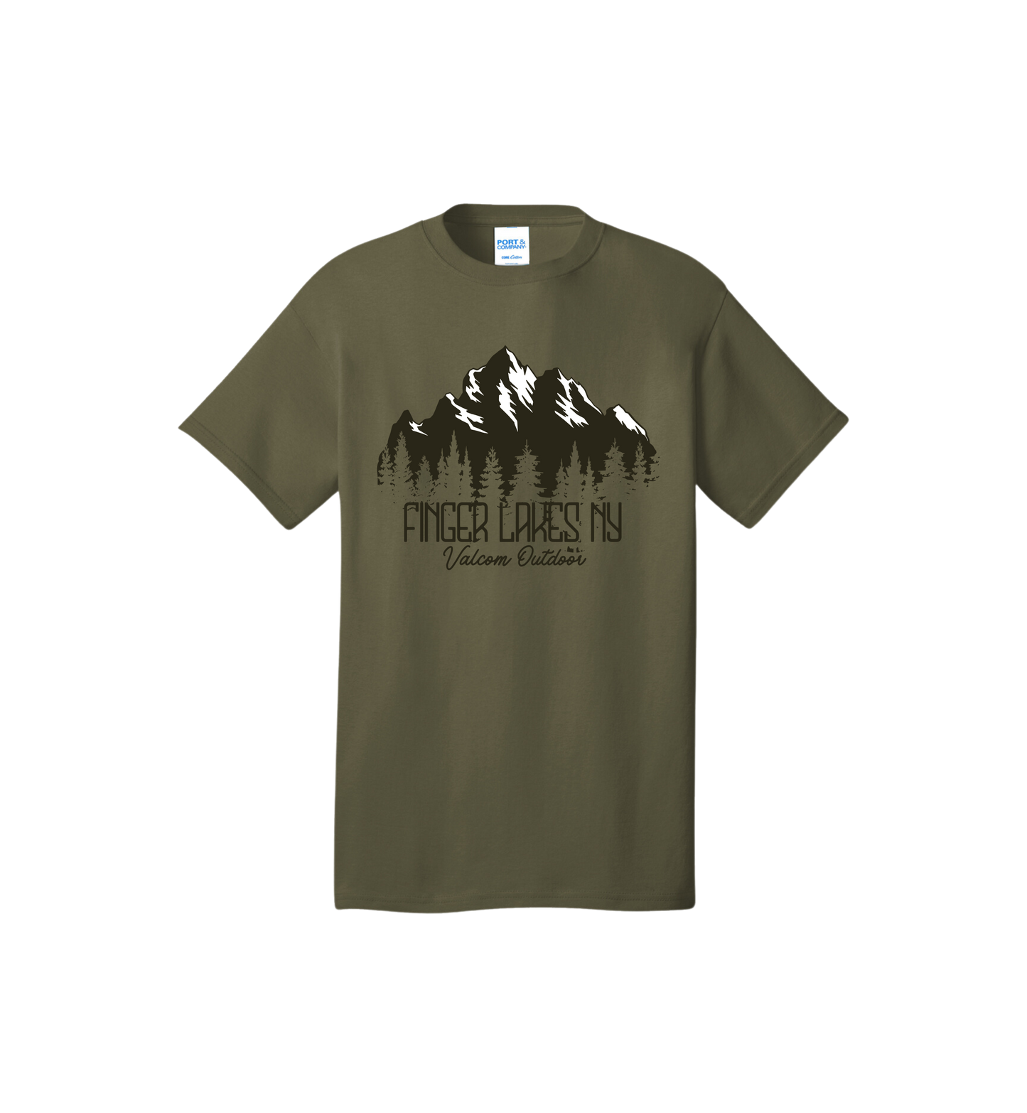 Valcom Outdoor Finger Lakes New York Mountain Tree Scene