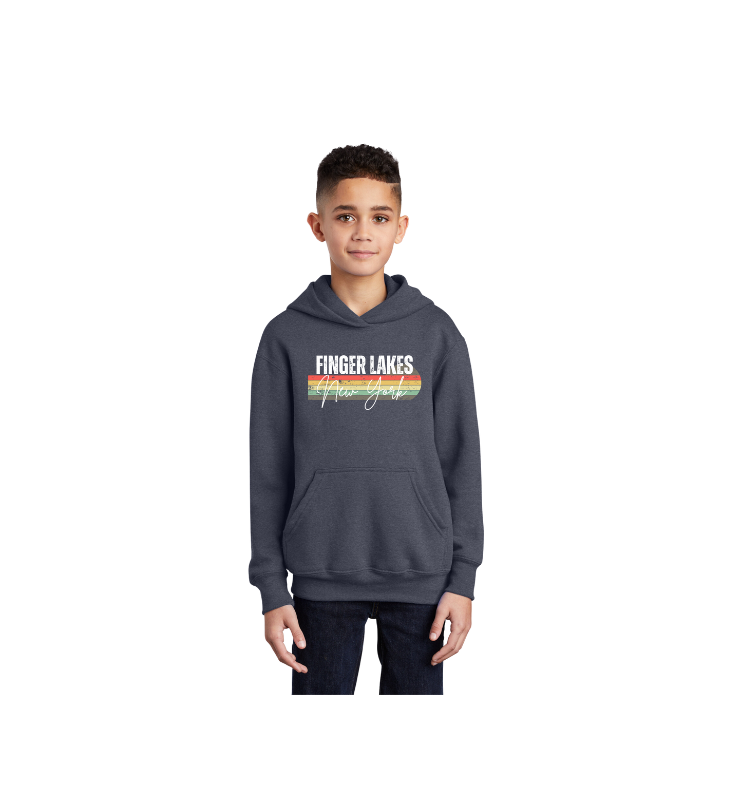 Finger Lakes Retro Hoodie