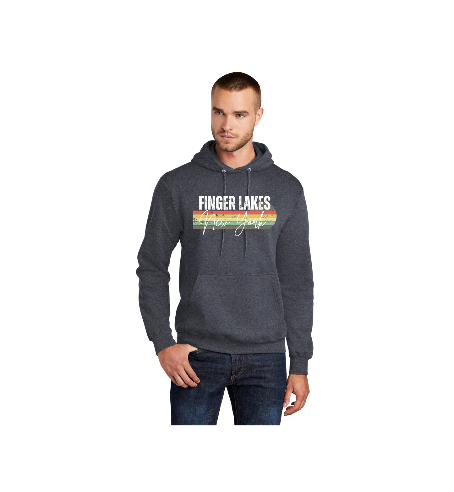 Finger Lakes Retro Hoodie