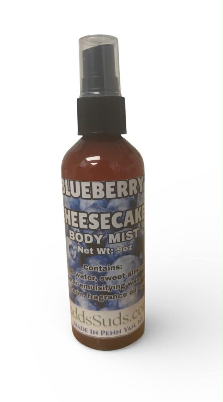 Blueberry Cheesecake Body Spray | 5oz | Sweet Cream, Vanilla & Graham Cracker Scent | Long-Lasting Fragrance Mist