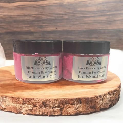 Black Raspberry Vanilla, Foaming Sugar Scrub