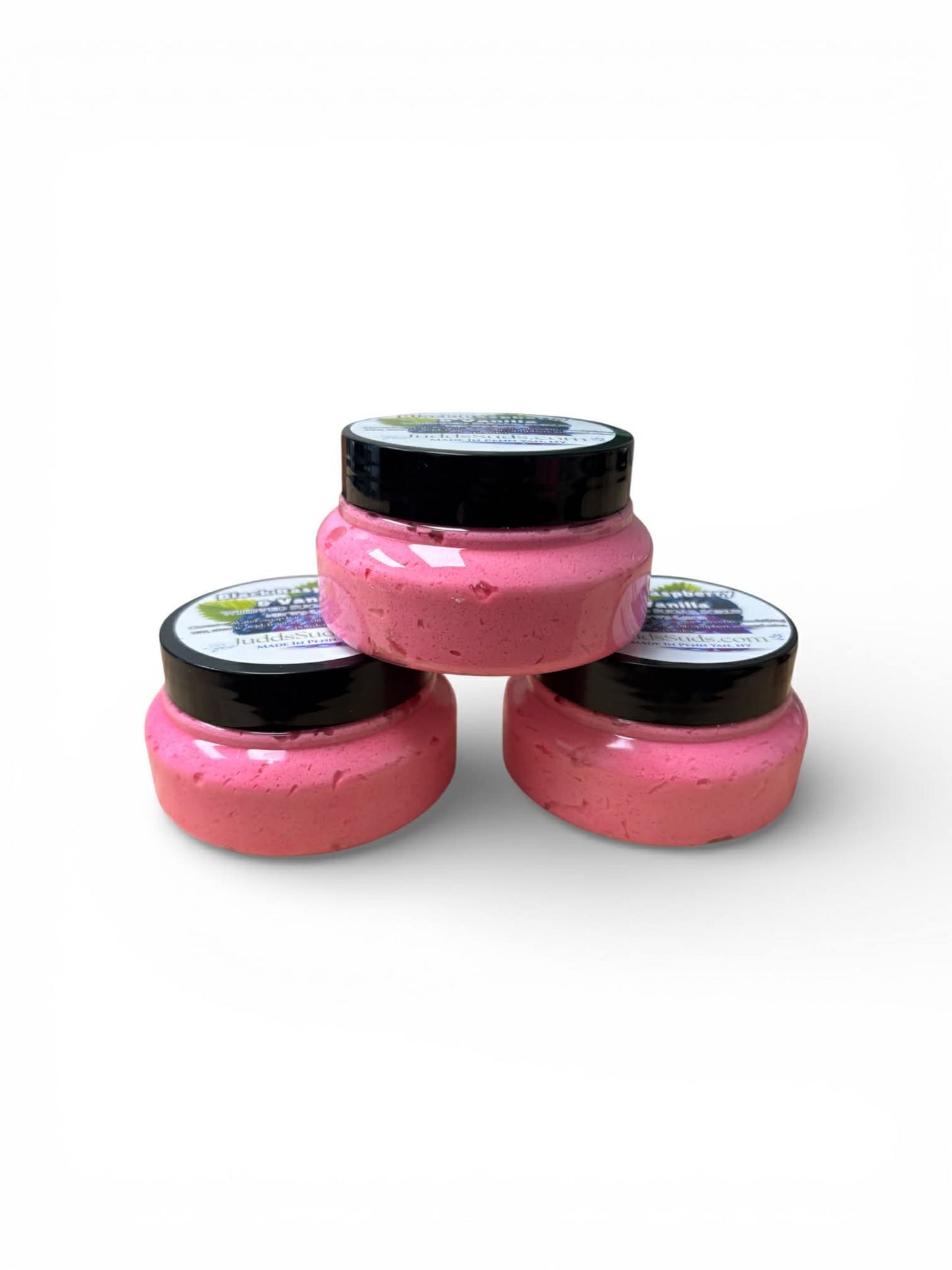 Black Raspberry Vanilla Whipped Sugar Scrub | Exfoliating Body Polish | Sweet Berry & Vanilla Scent | Hydrating Skincare