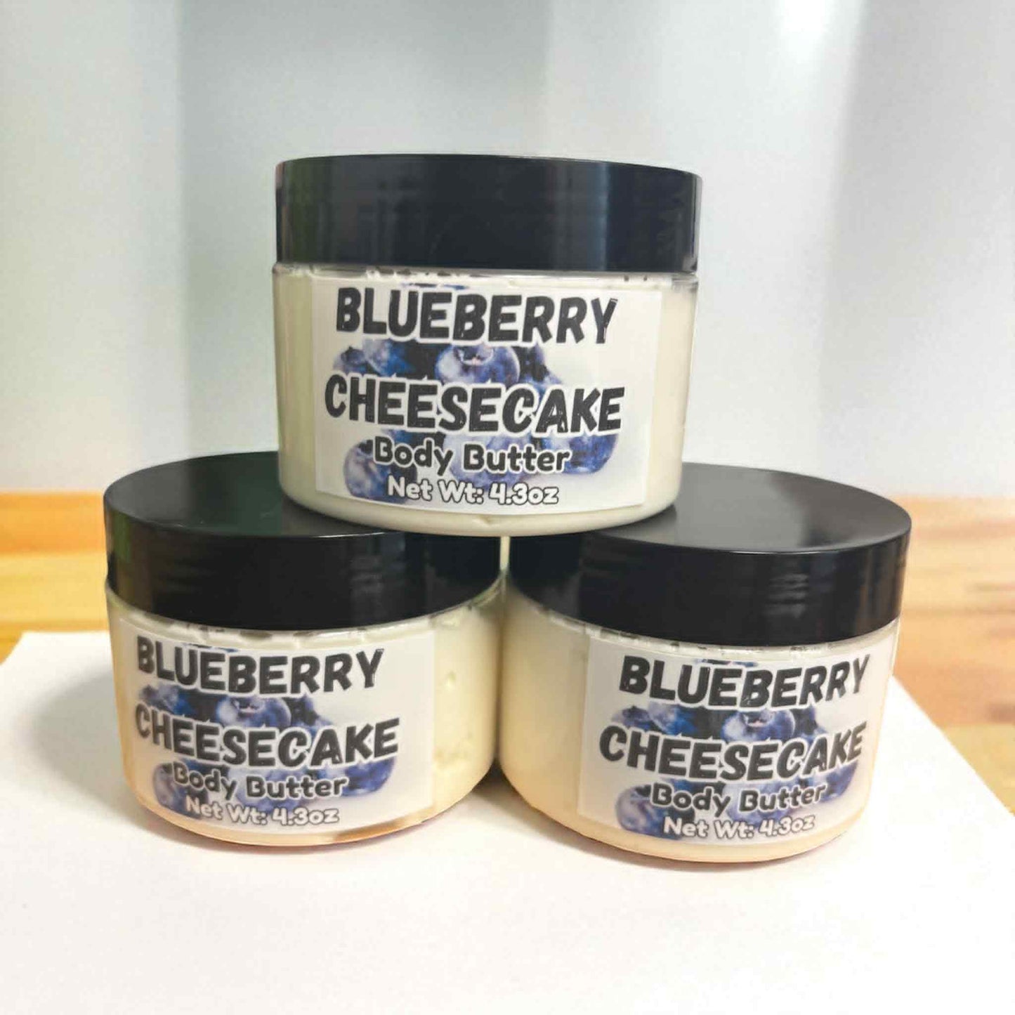 Blueberry Cheesecake Body Butter | Whipped Moisturizing Body Cream | Brown Sugar, Vanilla & Graham Cracker Crust | 4.30oz