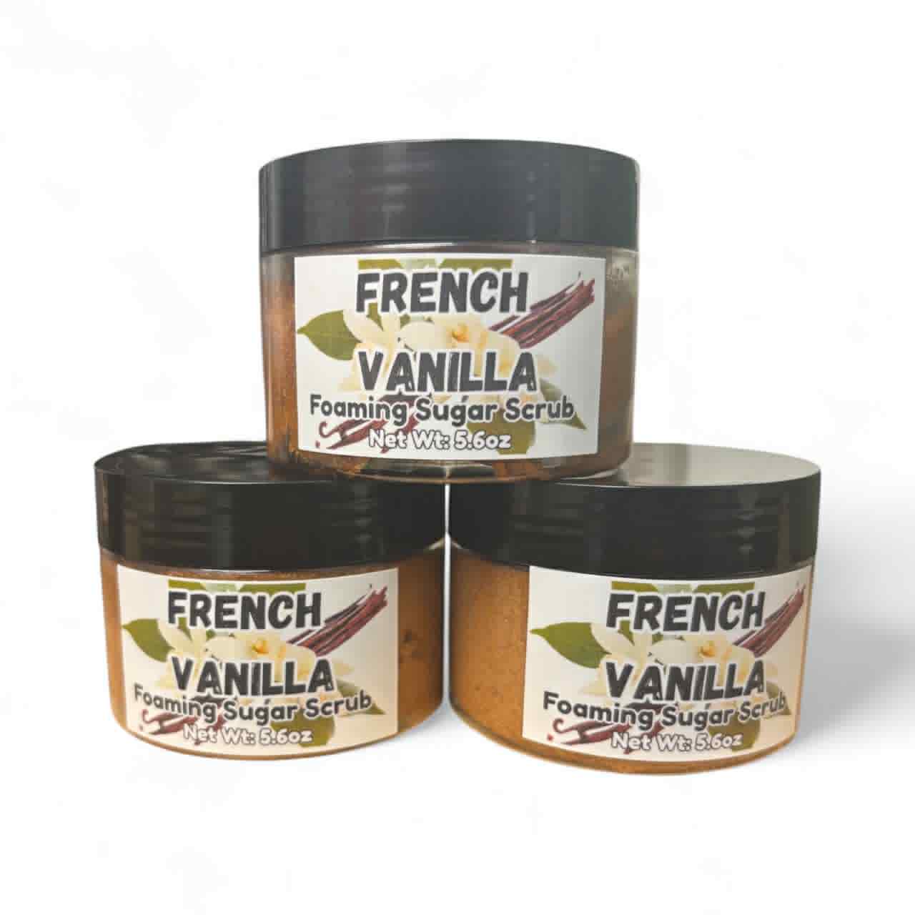 French Vanilla | Foaming Sugar Scrub | 5.6oz