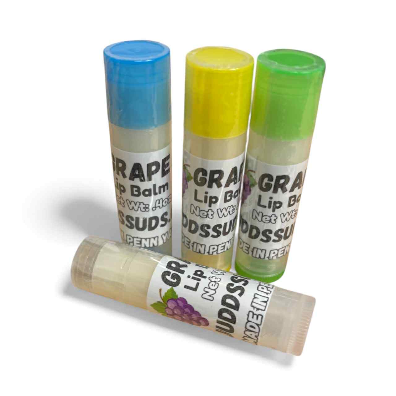 Keep your lips soft and smooth with our Grape Lip Balm! A sweet, juicy burst of grape flavor paired with nourishing hydration for everyday lip care.