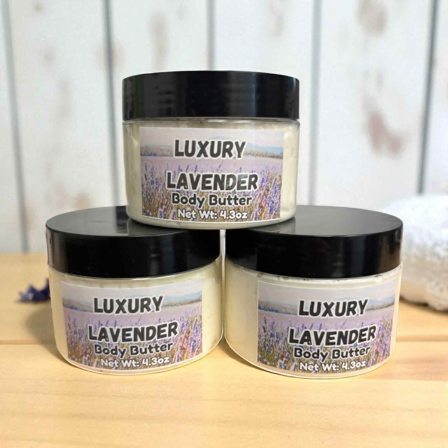 Luxury Lavender | Body Butter| Intense Moisturizer | Eucalyptus, Citrus, French Lavender| 3.80oz