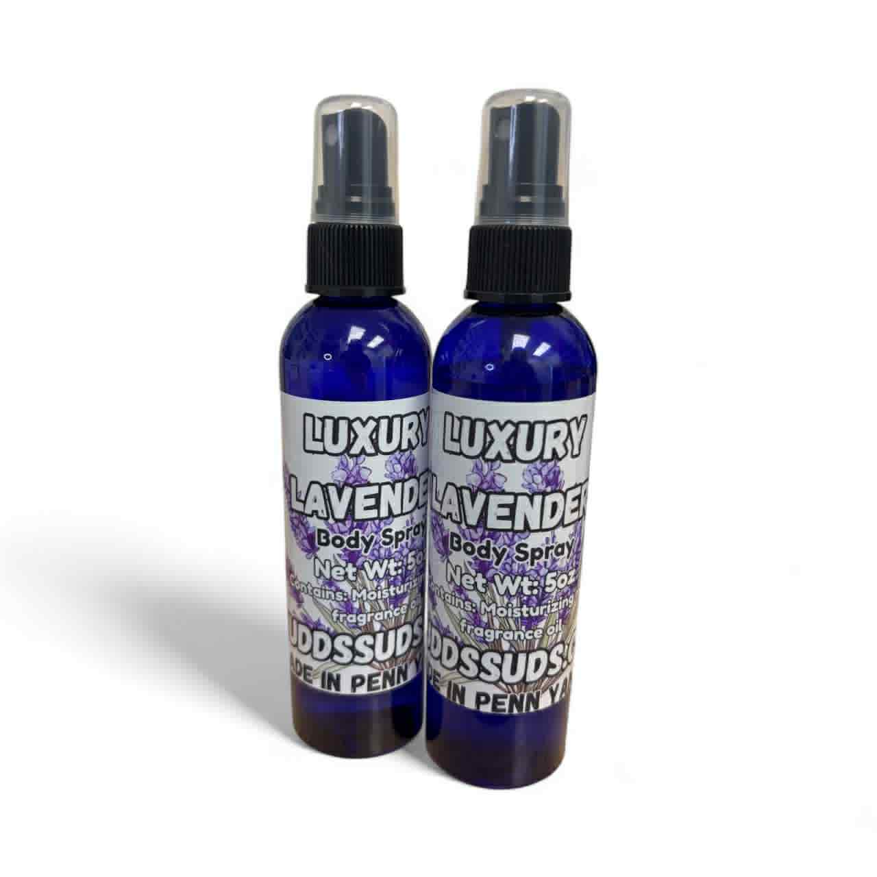 Luxury Lavender | Body Spray | 5oz | Bergamot, Eucalyptus, Citrus zest, French Lavender