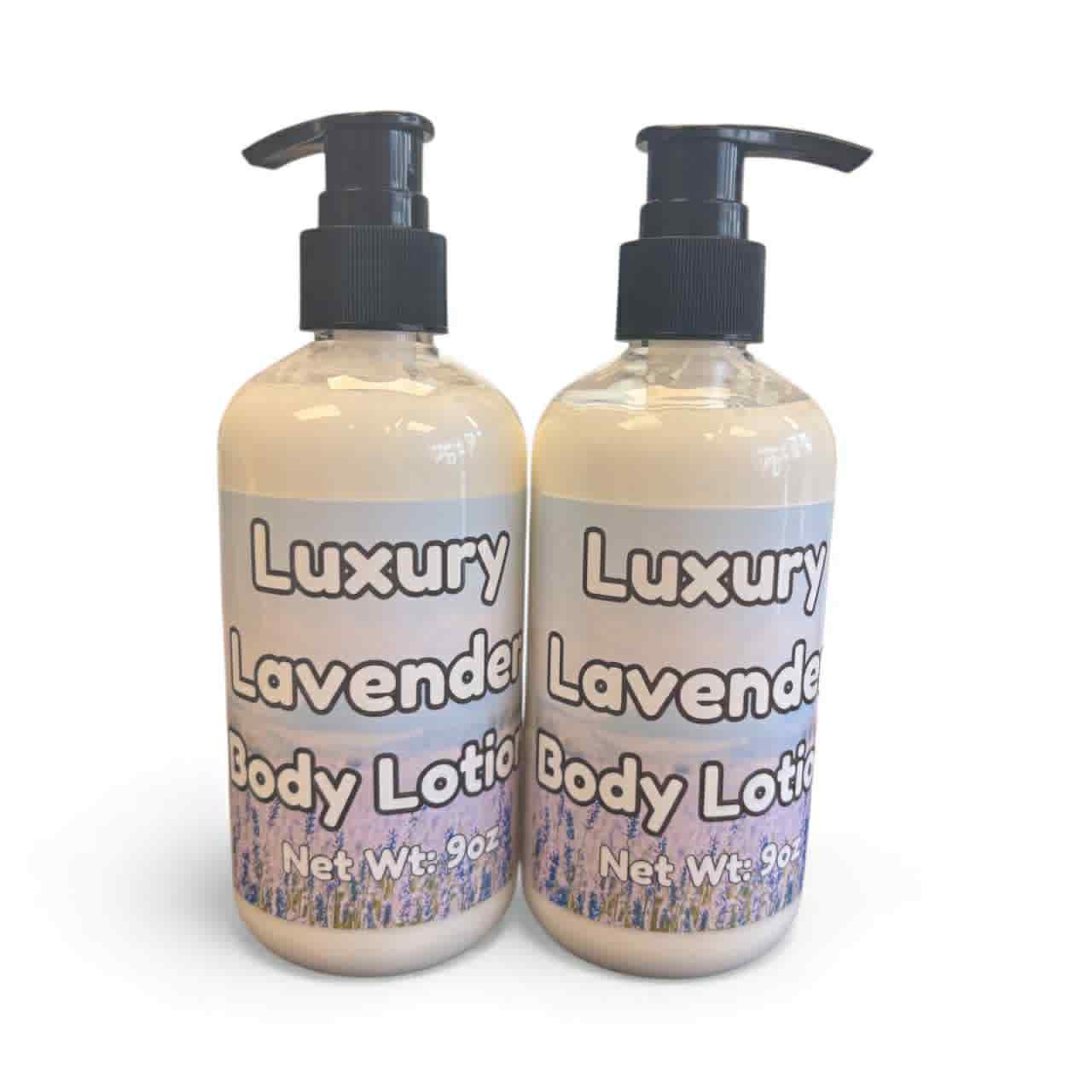 Luxury Lavender | Body Lotion | 9oz | Handmade Moisturizer | Relaxing Floral Scent | Natural Skincare