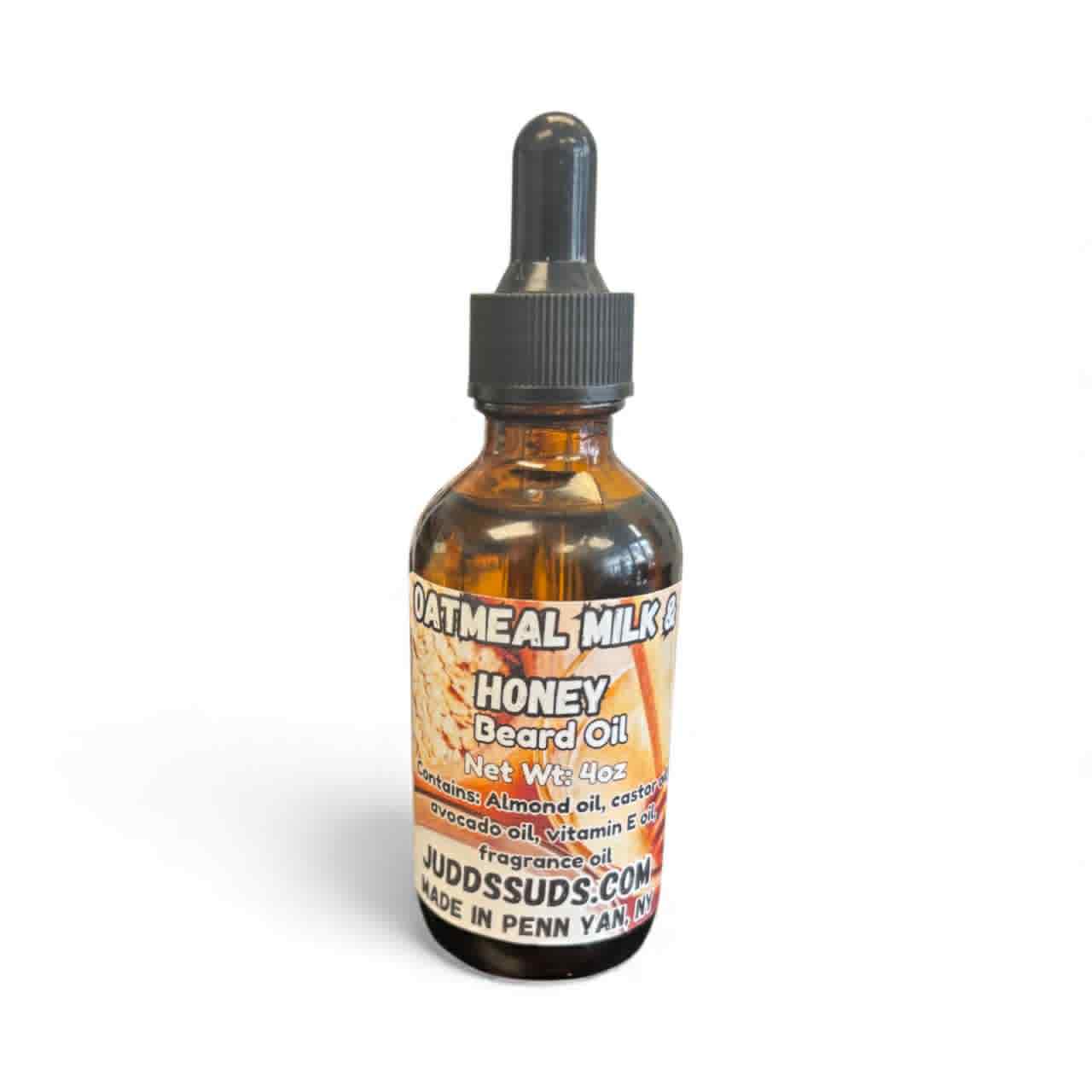 Oatmeal Milk & Honey Beard Oil | Softening Beard Conditioner for Men | Warm & Gentle Scent