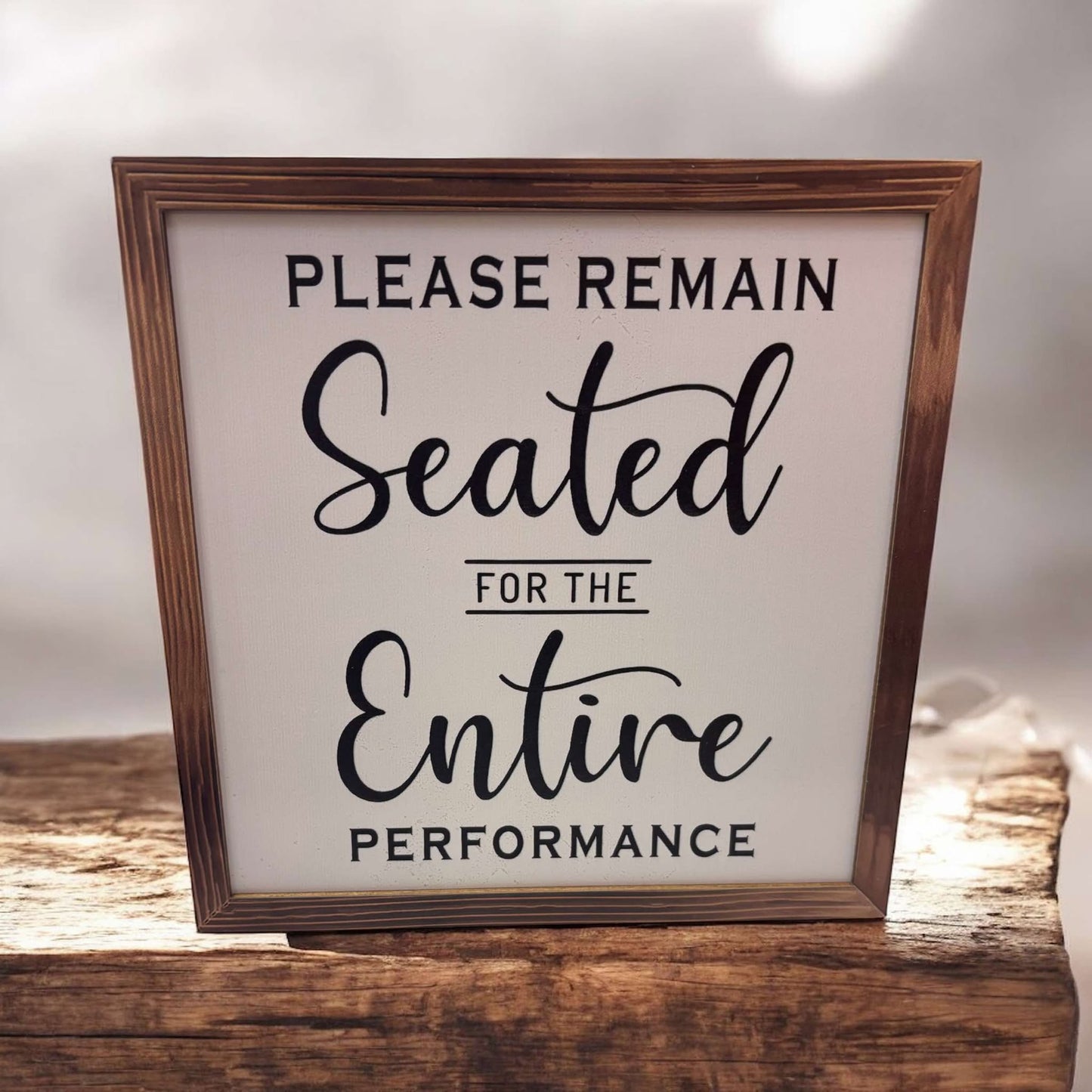 Please Remain Seated..... Bathroom Decor