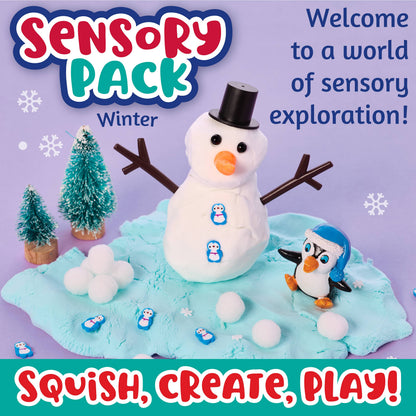 Winter Sensory Pack for Kids | Holiday Sensory Play Kit | Montessori Activity Set | Christmas Sensory Bin for Children