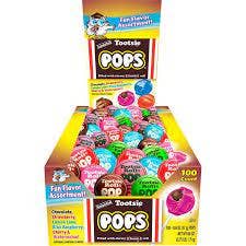 Tootsie Rolls Assorted Pops 100 count