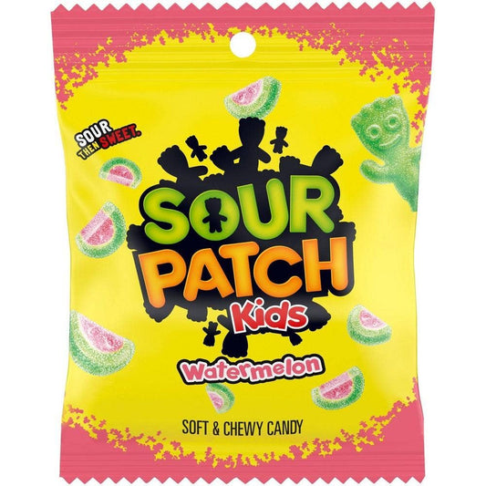 Sour Patch Kids 3.6 Oz Peg Bag Watermelon