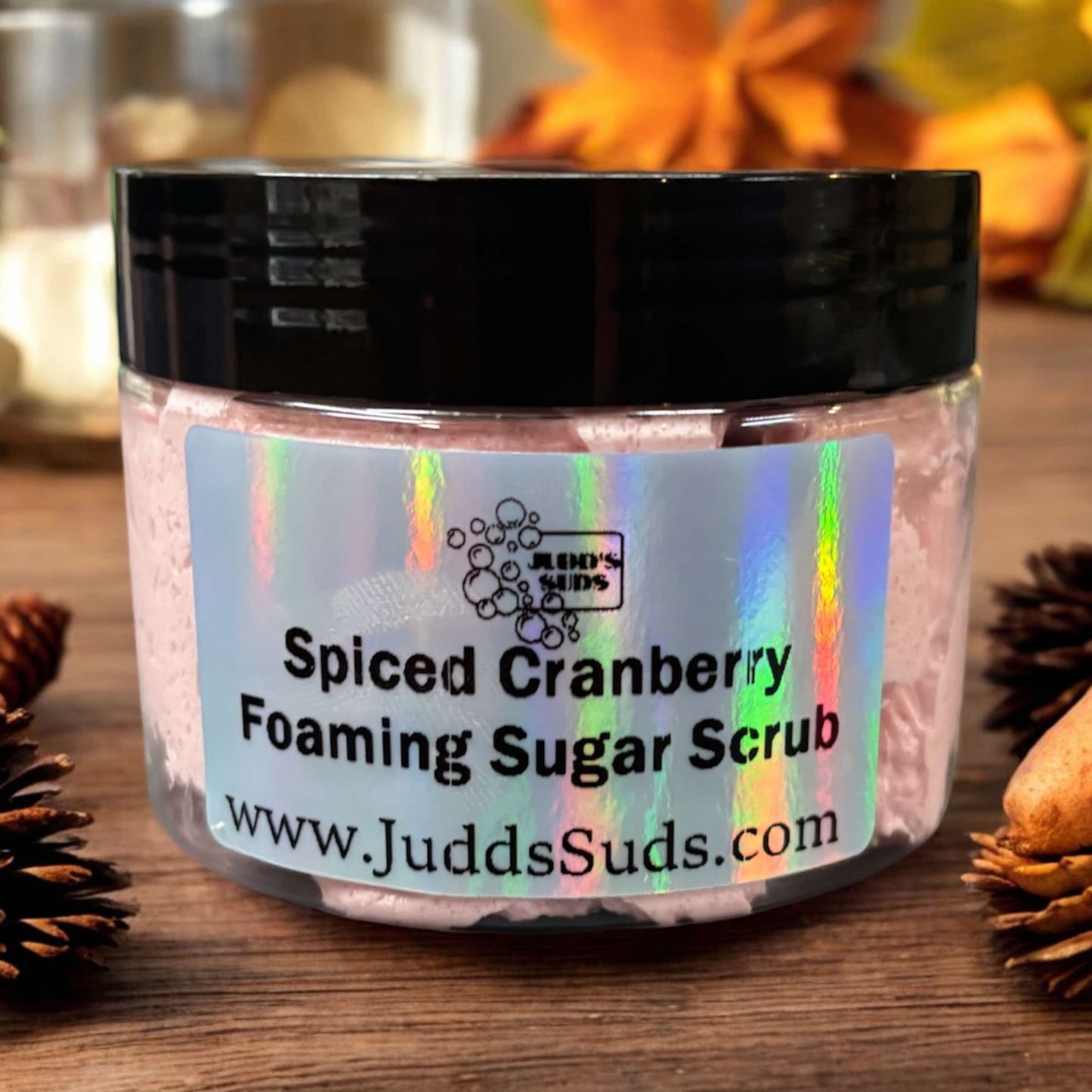 Spiced Cranberry, Foaming Sugar Scrub