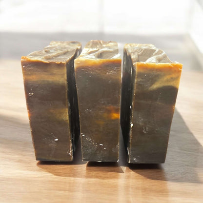 Pine Tar Bath & Body Soap | Handmade Artisanal Bar | Traditional Woodsy Scent | Soothing Cleanse for Dry, Sensitive Skin