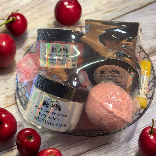 Black Cherry Bomb, Gift Basket Set