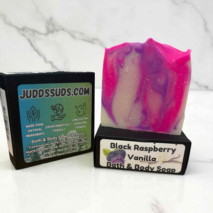 BLACK RASPBERRY & VANILLA - HANDMADE SOAP BAR