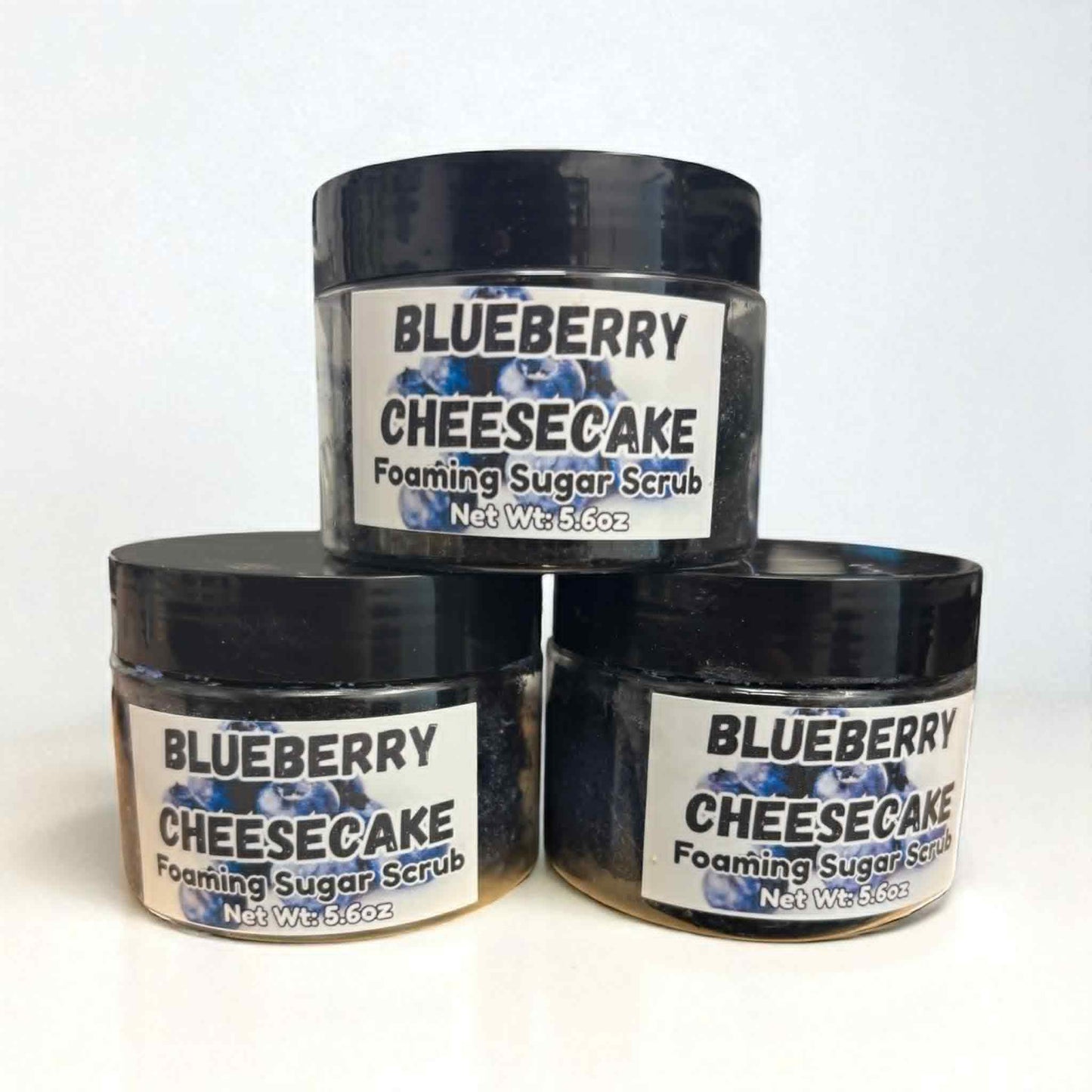 Blueberry Cheesecake | Foaming Sugar Scrub | 5.6oz | Graham Crackers, Brown Sugar