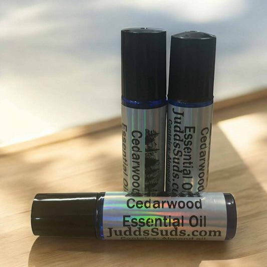 Cedarwood Essential Oil Roller Bottle