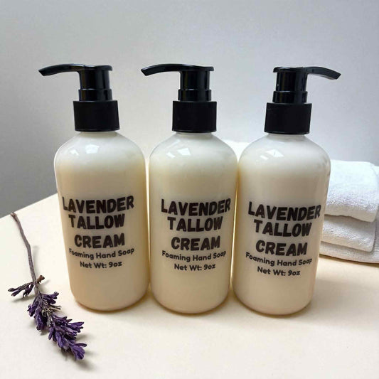 Lavender Tallow Cream | Essential Oil | Handmade | 11oz