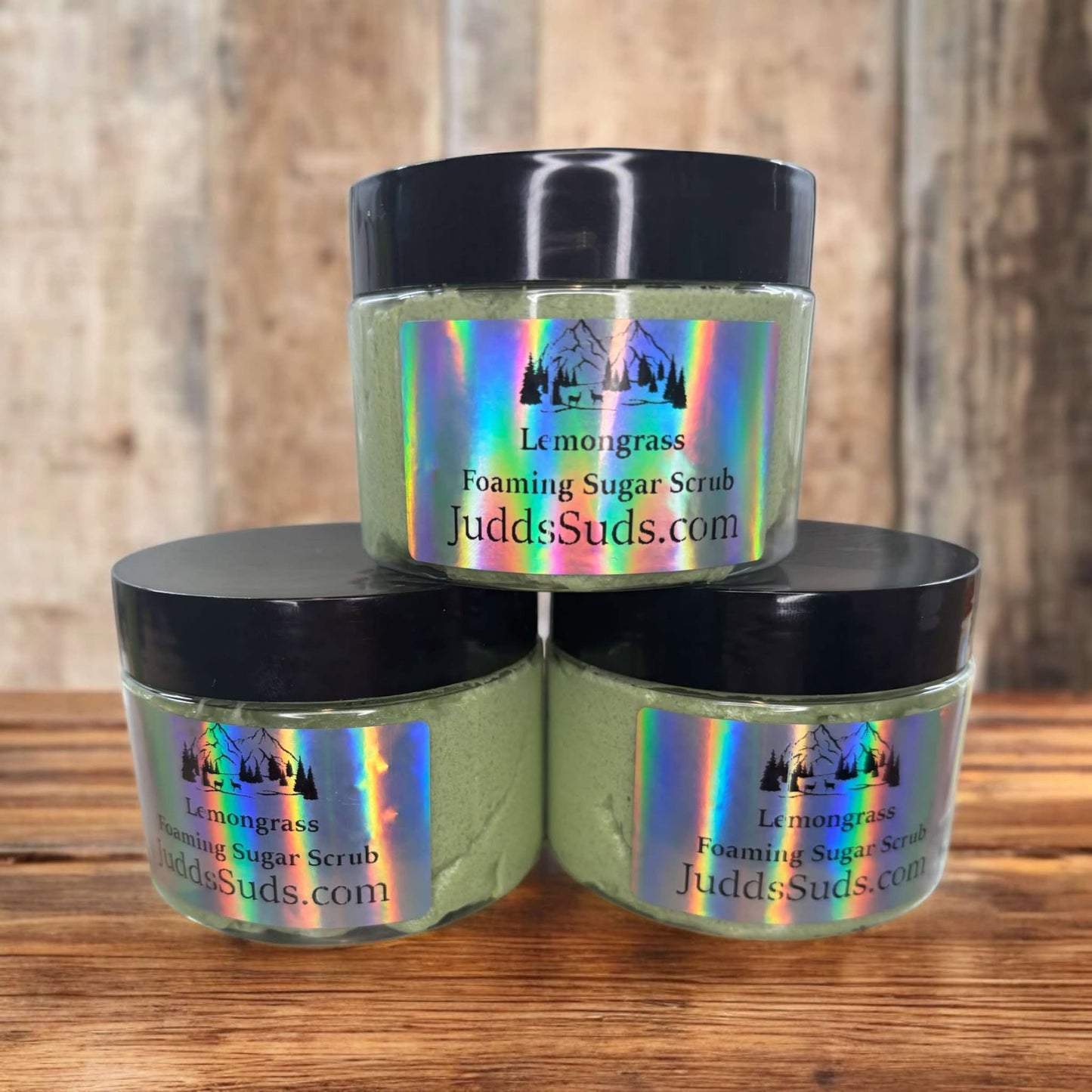 Lemongrass Essential Oil, Foaming Sugar Scrub