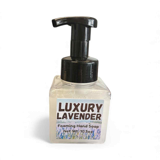 Luxury Lavender | Foaming Hand Soap | 10.5oz | Handmade Soap | Eucalyptus, Clary Sage & French Lavender