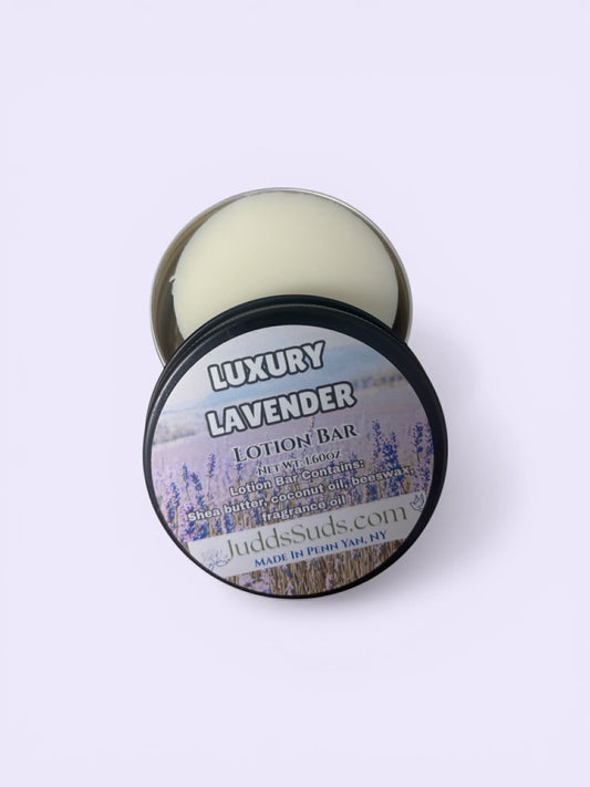 Luxury Lavender Solid Lotion Bar | Relaxing Lavender Aromatherapy | Deep Hydration for Dry Skin