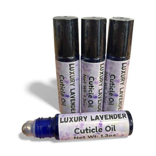 Soothe and soften your nails with Luxury Lavender Cuticle Oil — a calming, hydrating blend that nourishes cuticles, strengthens nails, and leaves a gentle floral scent.