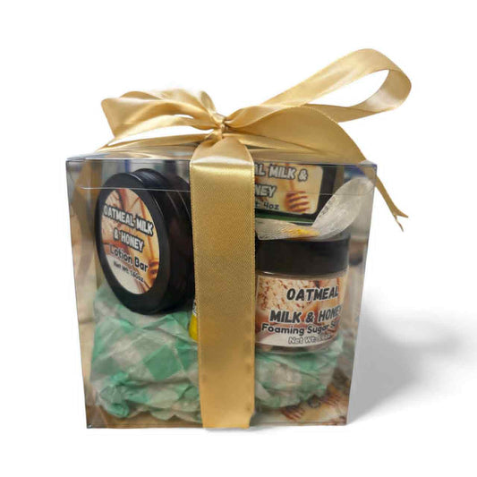 Oatmeal Milk and Honey Bath & Body Gift Basket