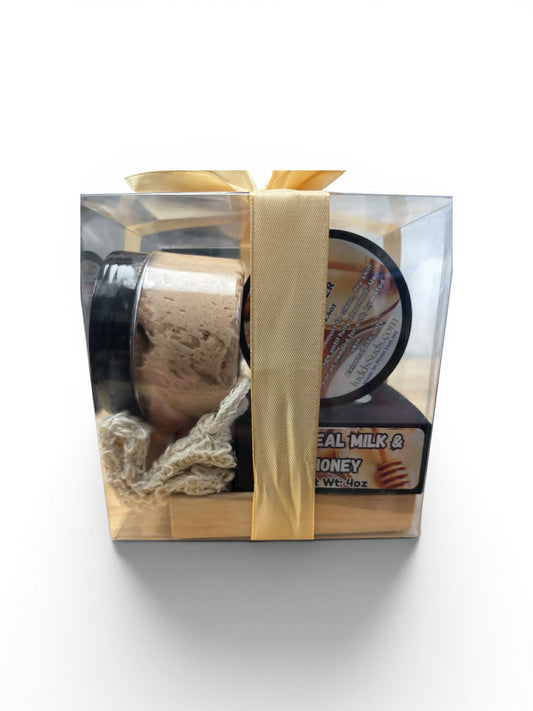 Oatmeal Milk and Honey Bath & Body Gift Basket