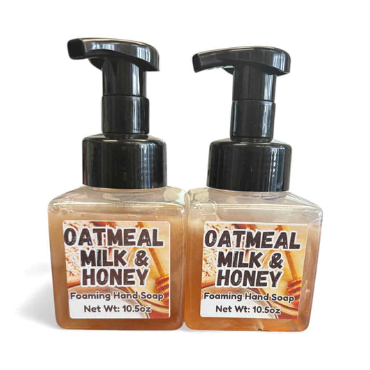 Oatmeal Milk & Honey  Foaming Hand Soap | 10.5oz | Handmade Soap | Creamy Milk, Golden Honey & French Vanilla