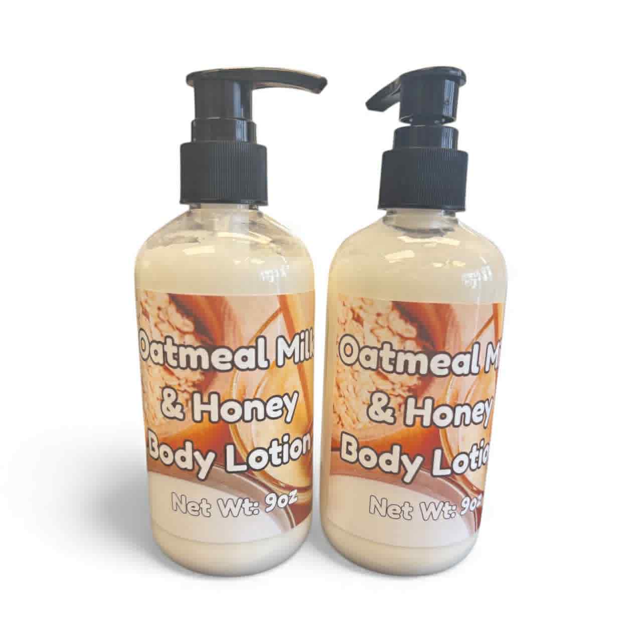 Oatmeal Milk & Honey | Body Lotion | 11oz | Handmade Moisturizer | Golden Honey, Oatmeal & Creamy Milk