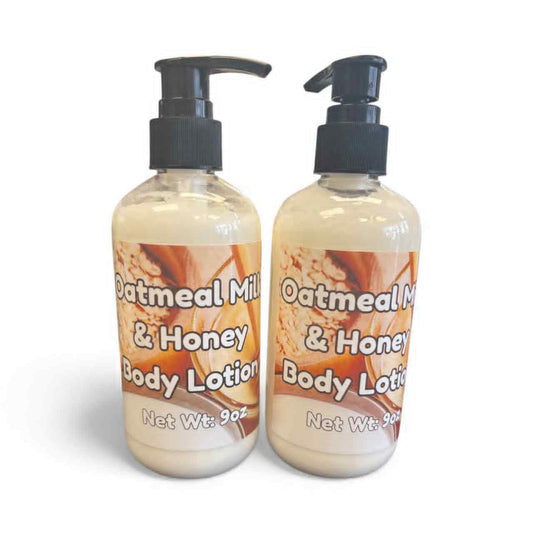 Oatmeal Milk & Honey | Body Lotion | 11oz | Handmade Moisturizer | Golden Honey, Oatmeal & Creamy Milk
