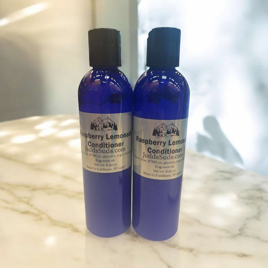 8oz liquid conditioner, scented with raspberry lemonade fragrance oil