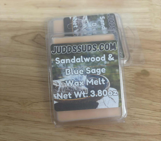 Sandalwood & Blue Sage | Wax Melt | Bergamot, Lavender, & Sage | 3.80oz