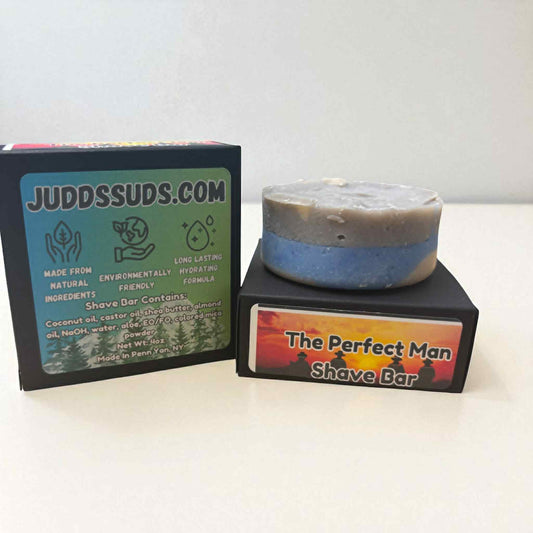 The Perfect Man | Shave Bar | 3oz |  peppercorn, ginger, jasmine, aquatic marine