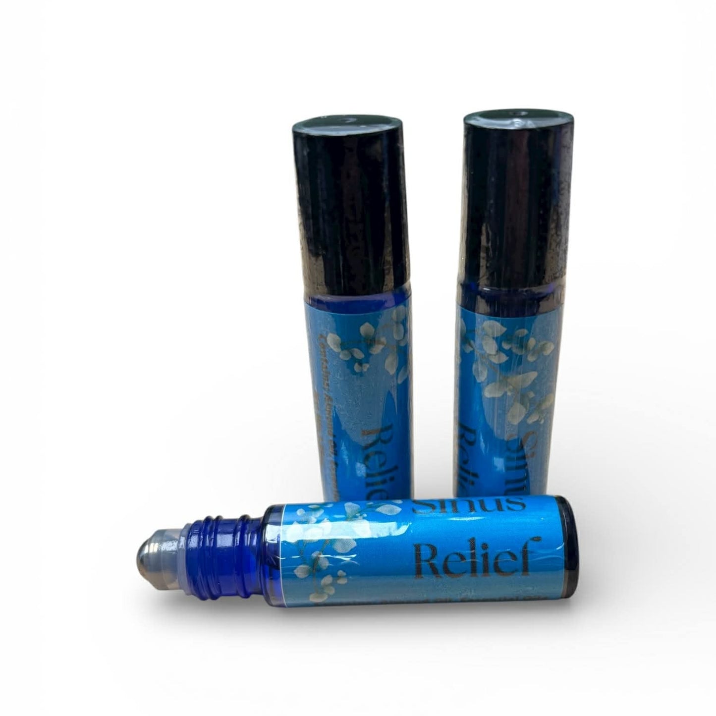 Sinus Relief | Essential Oil Blend | Eucalyptus, Peppermint & Rosemary | Natural Respiratory Support | Aromatherapy Roll-On