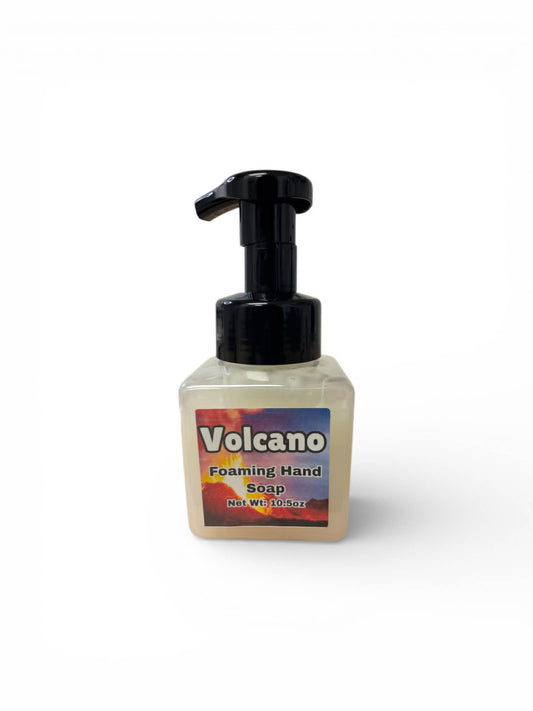 Volcano Foaming Hand Soap | Handmade Luxury Hand Wash | Citrus, Tropical Fruits & Sugared Notes | 10.5oz