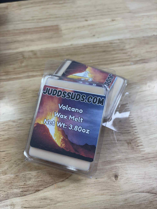 3.80oz wax melt has long lasting scent with excellent throw. Scented with Volcano fragrance oil